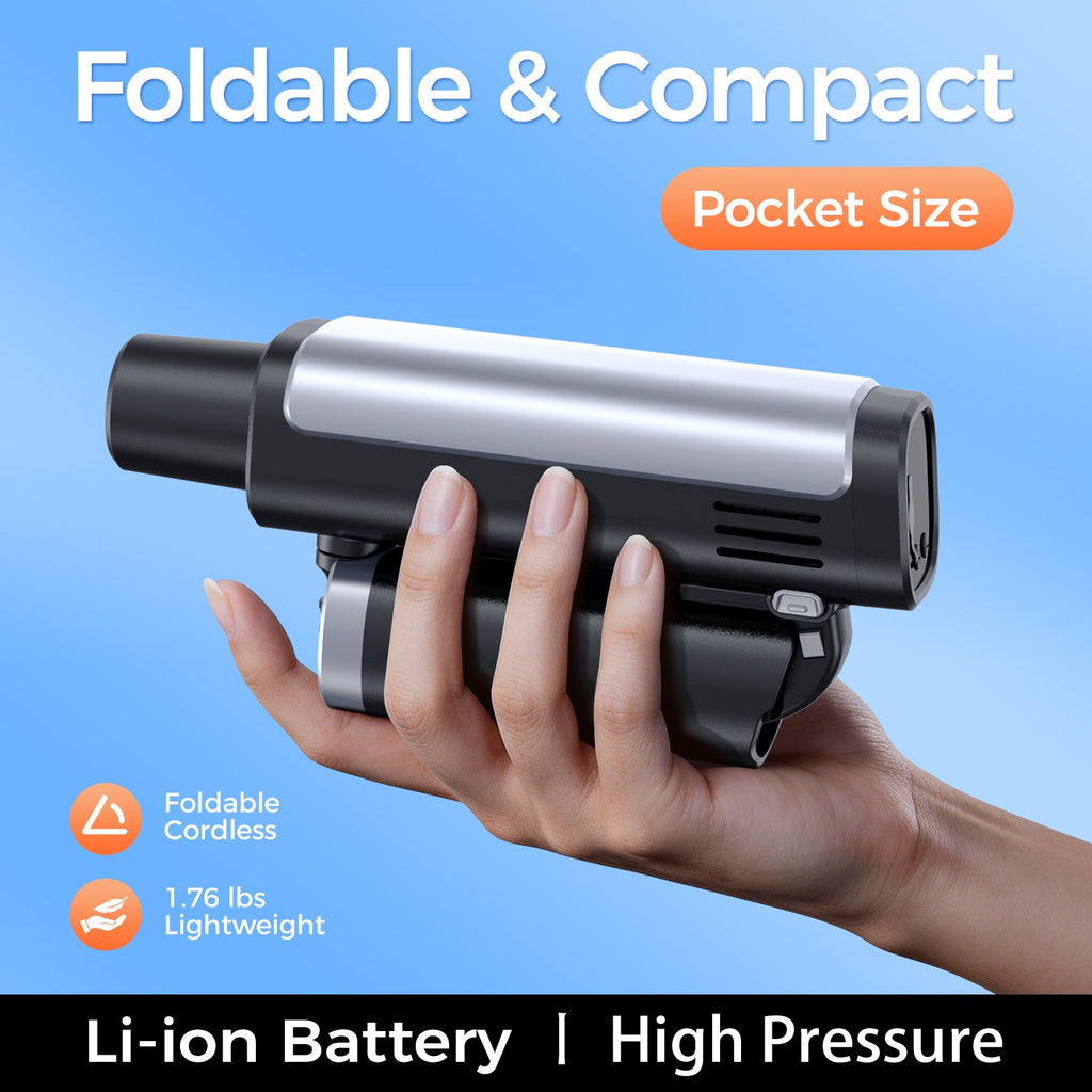 3-Level, 5-in-1 Portable LCD Battery Cleaner